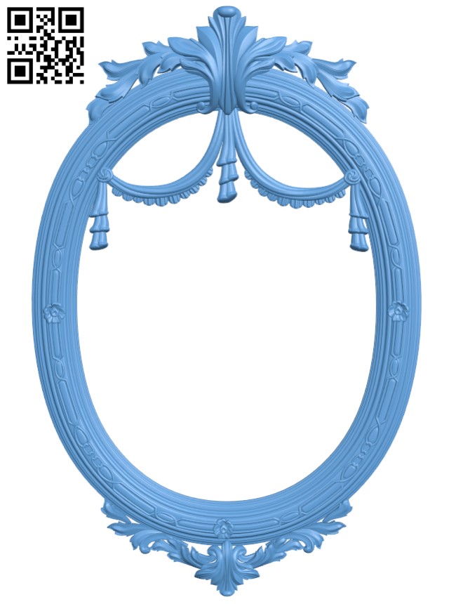 Mirror frame pattern T0000460 download free stl files 3d model for CNC wood carving