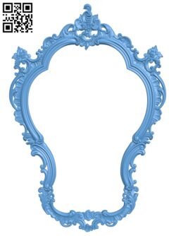 Mirror frame pattern T0000461 download free stl files 3d model for CNC wood carving