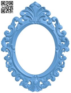 Mirror frame pattern T0000462 download free stl files 3d model for CNC wood carving