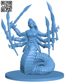 Miss Marilith H005837 file stl free download 3D Model for CNC and 3d printer