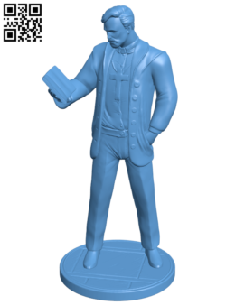 Mr Reverend Green H006511 file stl free download 3D Model for CNC and 3d printer