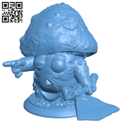 Mushroom Barbarian H005959 file stl free download 3D Model for CNC and 3d printer
