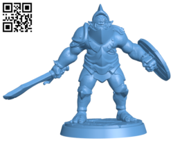 Orc brute H005962 file stl free download 3D Model for CNC and 3d printer