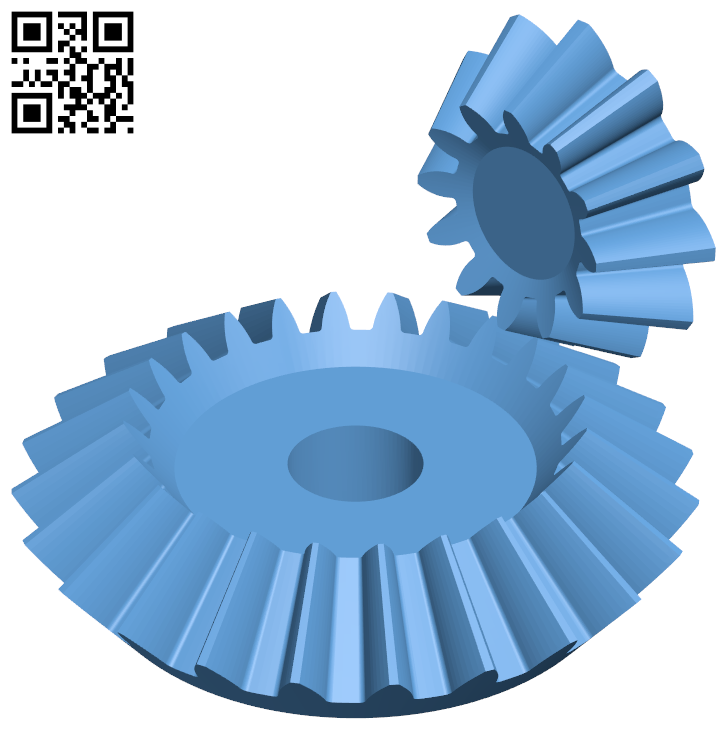 Parameterized Bevel Gear file for Fusion 360 H006087 file stl free download 3D  Model for CNC and 3d printer – Free download 3d model Files