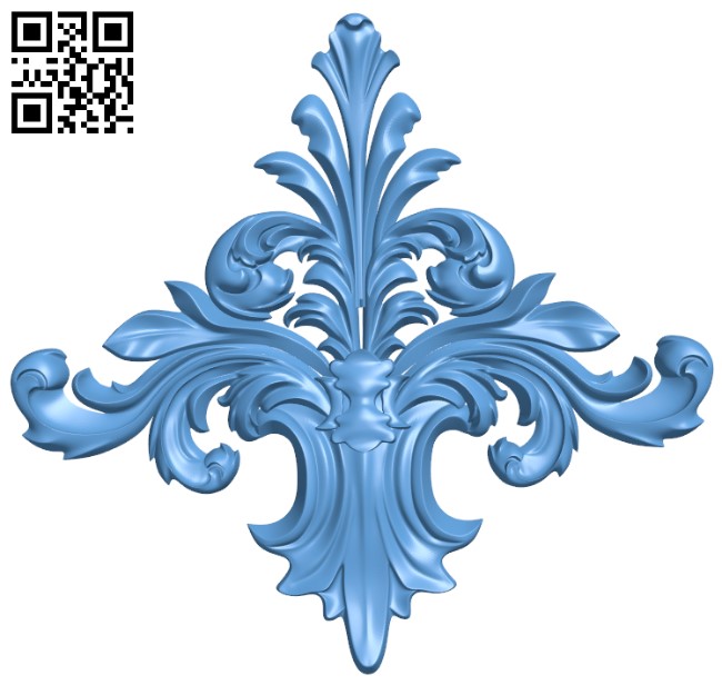 Pattern in the corner T0000407 download free stl files 3d model for CNC wood carving