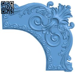 Pattern in the corner T0000420 download free stl files 3d model for CNC wood carving