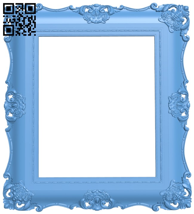 Picture frame or mirror T0000260 download free stl files 3d model for CNC wood carving