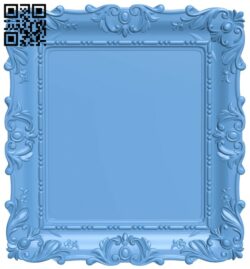 Picture frame or mirror T0000261 download free stl files 3d model for CNC wood carving