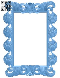 Picture frame or mirror T0000262 download free stl files 3d model for CNC wood carving