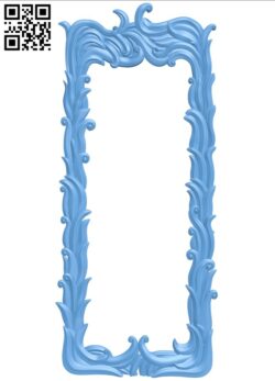 Picture frame or mirror T0000264 download free stl files 3d model for CNC wood carving