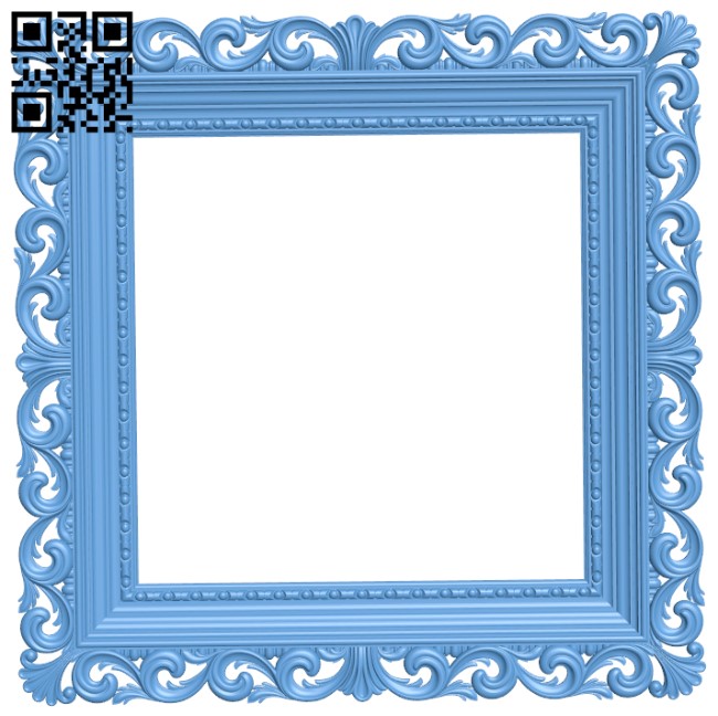 Picture frame or mirror T0000265 download free stl files 3d model for CNC wood carving
