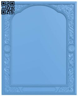 Picture frame or mirror T0000267 download free stl files 3d model for CNC wood carving
