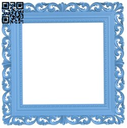 Picture frame or mirror T0000268 download free stl files 3d model for CNC wood carving