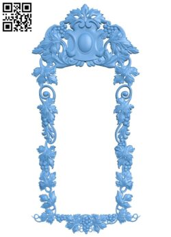 Picture frame or mirror T0000372 download free stl files 3d model for CNC wood carving