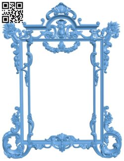 Picture frame or mirror T0000445 download free stl files 3d model for CNC wood carving