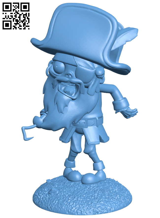 Zombie Plants vs Zombies 3D model 3D printable