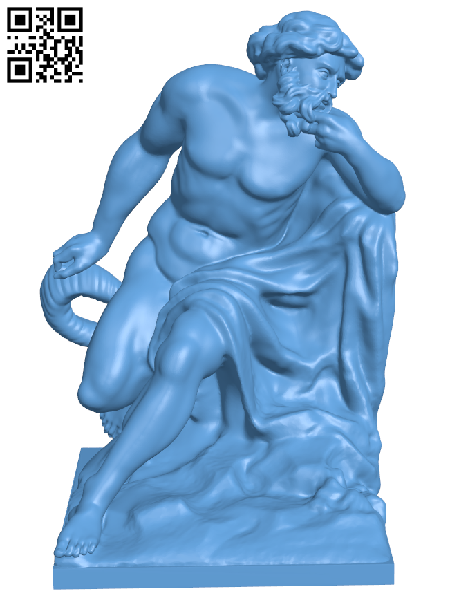 Plutus - God of wealth H006148 file stl free download 3D Model for CNC and 3d printer