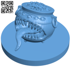 Pot of gold mimic H005910 file stl free download 3D Model for CNC and 3d printer