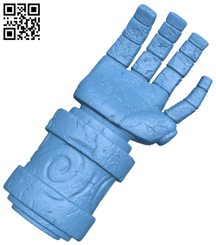 Right Hand of Doom - Hellboy H006329 file stl free download 3D Model for CNC and 3d printer