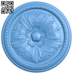 Round pattern T0000308 download free stl files 3d model for CNC wood carving