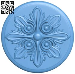 Round pattern T0000310 download free stl files 3d model for CNC wood carving