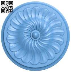 Round pattern T0000468 download free stl files 3d model for CNC wood carving
