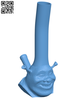 Shrek bong H006095 file stl free download 3D Model for CNC and 3d printer