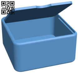 Simple box with cover H006038 file stl free download 3D Model for CNC and 3d printer