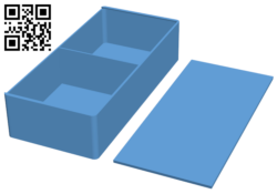 Simple sliding box H006398 file stl free download 3D Model for CNC and 3d printer