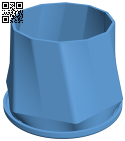 Simple succulent planter H006039 file stl free download 3D Model for CNC and 3d printer