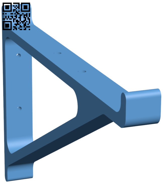 Skateboard deck shelf H006335 file stl free download 3D Model for CNC and 3d printer