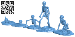 Skeleton H005915 file stl free download 3D Model for CNC and 3d printer