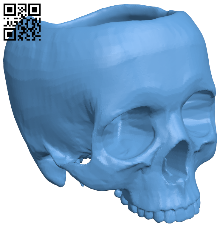 Skull Bowl H005797 file stl free download 3D Model for CNC and 3d printer