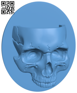 Skull wall sconce H006279 file stl free download 3D Model for CNC and 3d printer