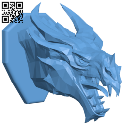 Skyrim Elder Dragon Wall Trophy H005845 file stl free download 3D Model for CNC and 3d printer