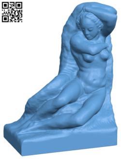 Sleeping girl H006449 file stl free download 3D Model for CNC and 3d printer