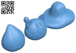 Slime Rancher – Gold, Lucky and Puddle Slimes H006565 file stl free download 3D Model for CNC and 3d printer