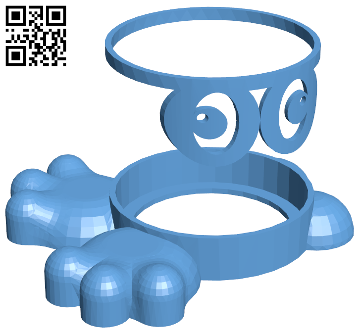 Soap man holder H005917 file stl free download 3D Model for CNC and 3d printer