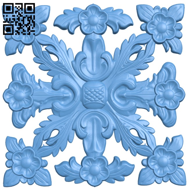 Square pattern T0000269 download free stl files 3d model for CNC wood carving