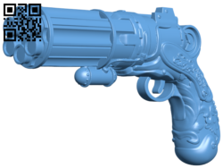 Steampunk Gun H005734 file stl free download 3D Model for CNC and 3d printer