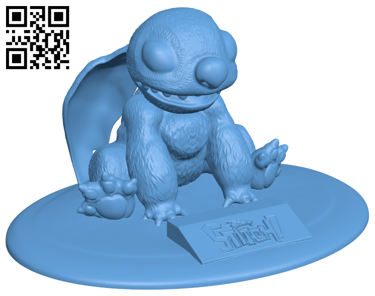 Disney's Stitch from Lilo & Stitch - Buy Royalty Free 3D model by