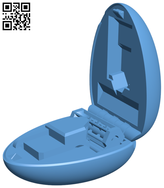 Surprise Egg - Tiny Harvester H006401 file stl free download 3D Model for CNC and 3d printer