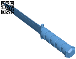 Survival Knife H006212 file stl free download 3D Model for CNC and 3d printer