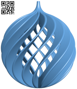 Swirl ball H006213 file stl free download 3D Model for CNC and 3d printer