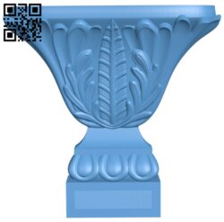 Top of the column T0000347 download free stl files 3d model for CNC wood carving