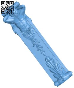 Top of the column T0000375 download free stl files 3d model for CNC wood carving
