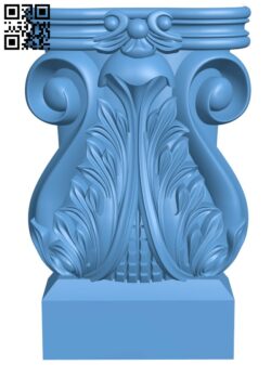 Top of the column T0000378 download free stl files 3d model for CNC wood carving
