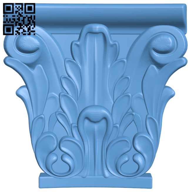 Top of the column T0000427 download free stl files 3d model for CNC wood carving