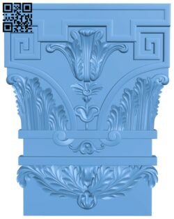 Top of the column T0000429 download free stl files 3d model for CNC wood carving
