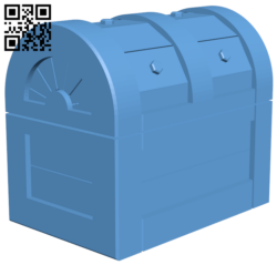 Treasure chest puzzle box H006222 file stl free download 3D Model for CNC and 3d printer